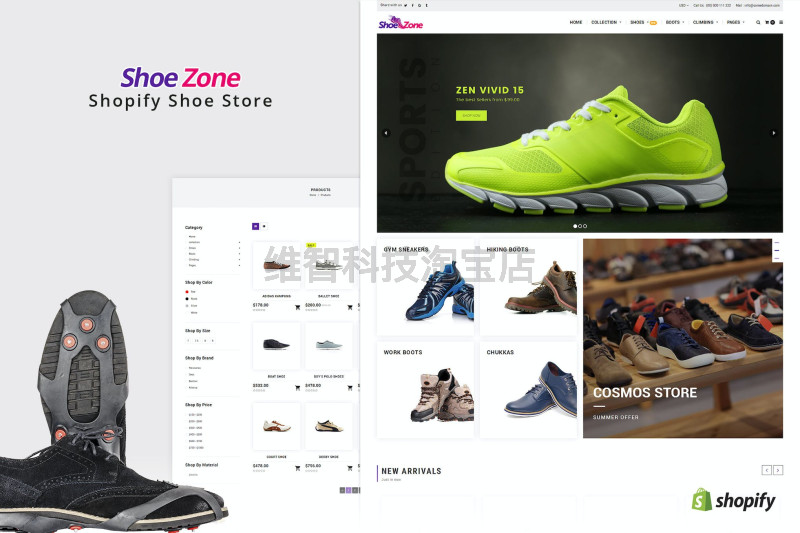 Shoe Zone | Shopify Theme for Shoe, Footwear Store