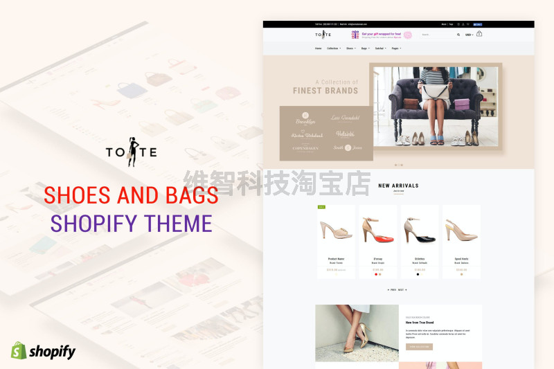 Tote | Shoes and Bags Shopify theme