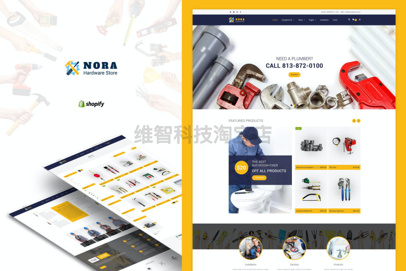 Nora - Hardware Store Shopify theme