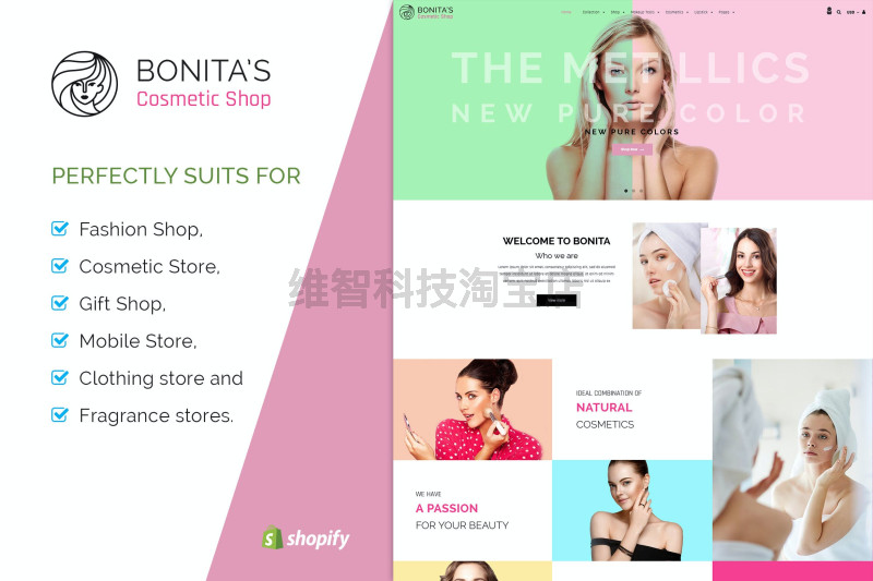 Bonita | Cosmetics, Salon Shopify Theme