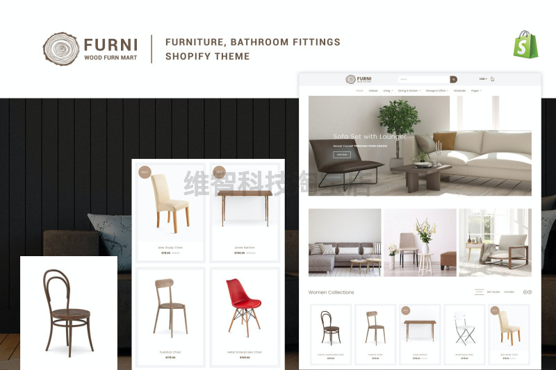 Furni - Furniture, Bathroom Fittings Shopify Theme