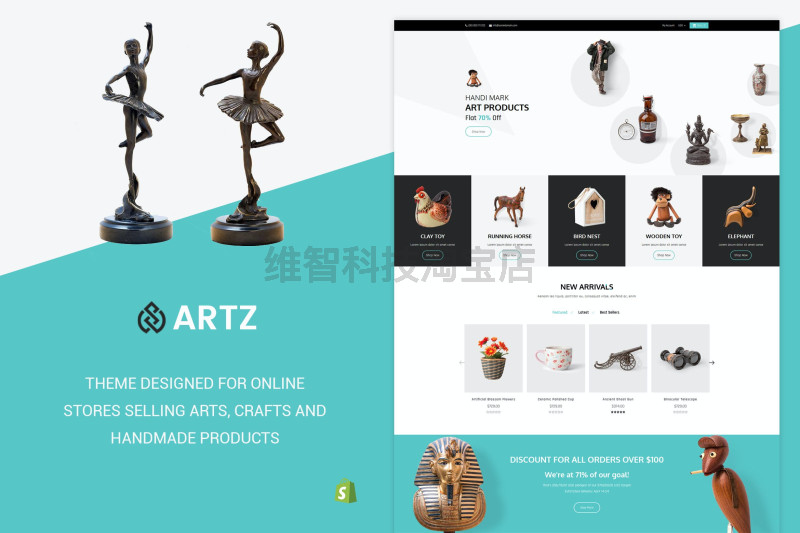 Artz | Art, Photography Shopify Theme